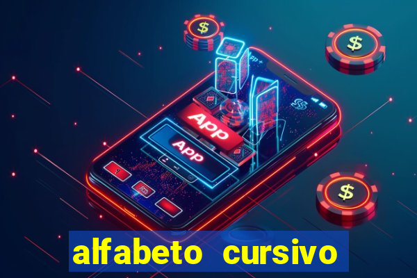 alfabeto cursivo pontilhado para imprimir pdf